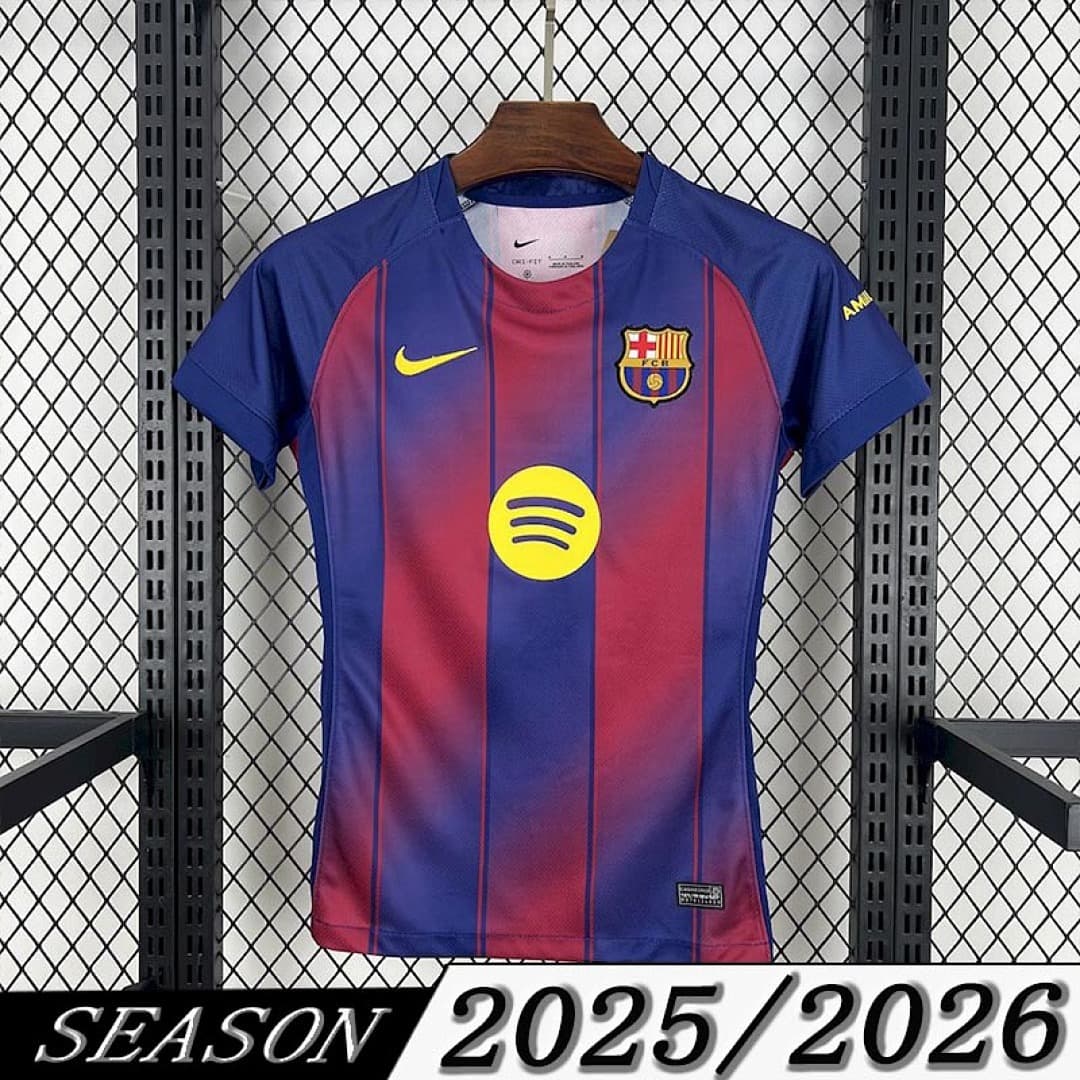 Camisa Barcelona Feminina Home 2025/26