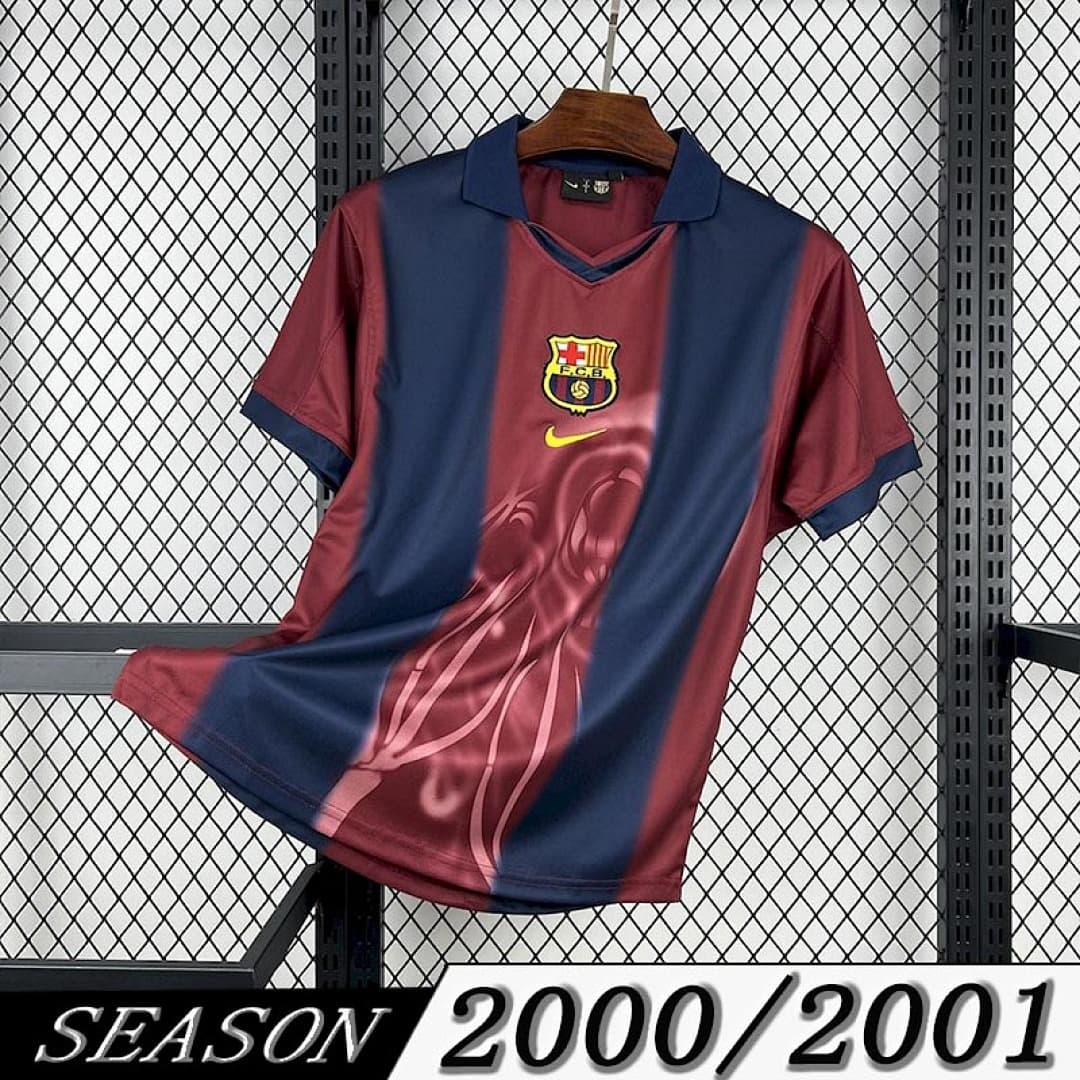 Camisa Retrô Barcelona 2000/01 Especial — FC Barcelona