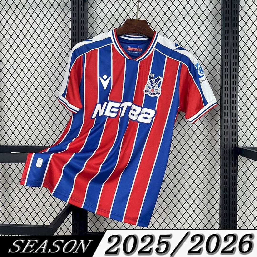 Camisa Crystal Palace Home 2025/26 — Crystal Palace