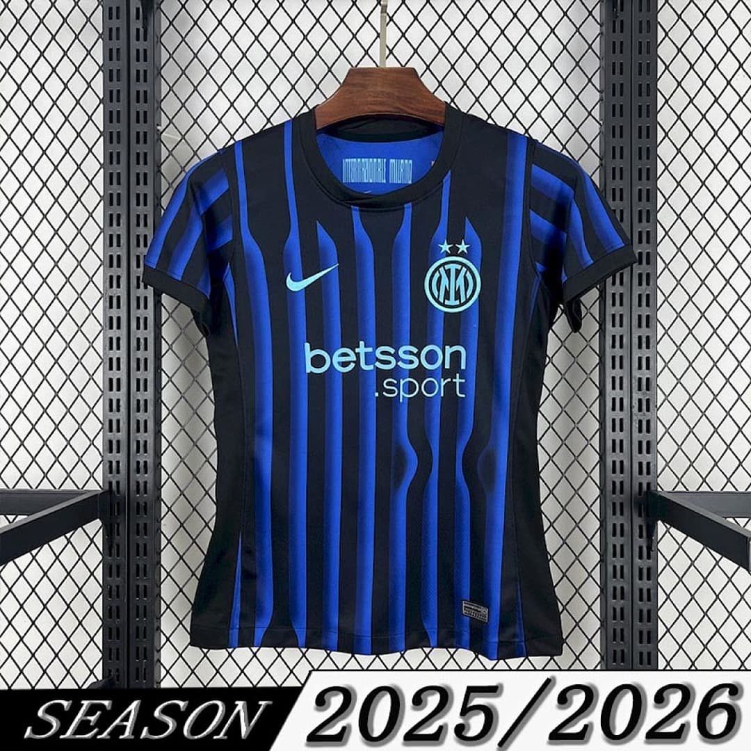 Camisa Inter de Milão Home 2025/26 Feminina — Inter de Milão