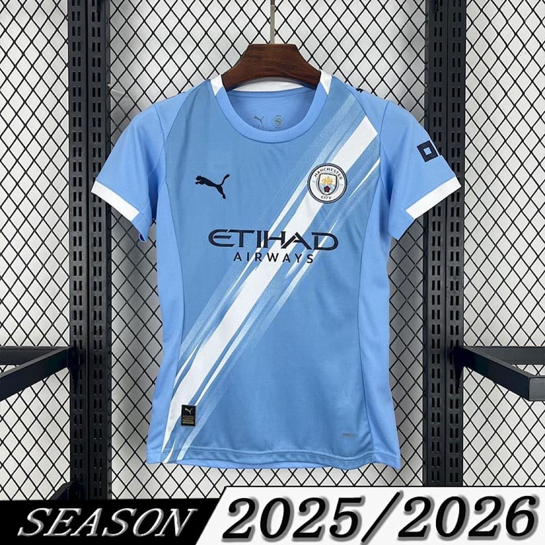 Camisa Manchester City Feminina Home 2025/26