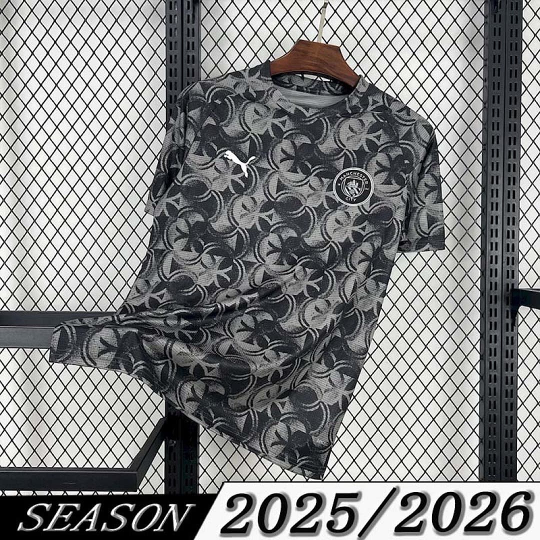 Camisa Manchester City Pré-Jogo 2025/26 — Manchester City