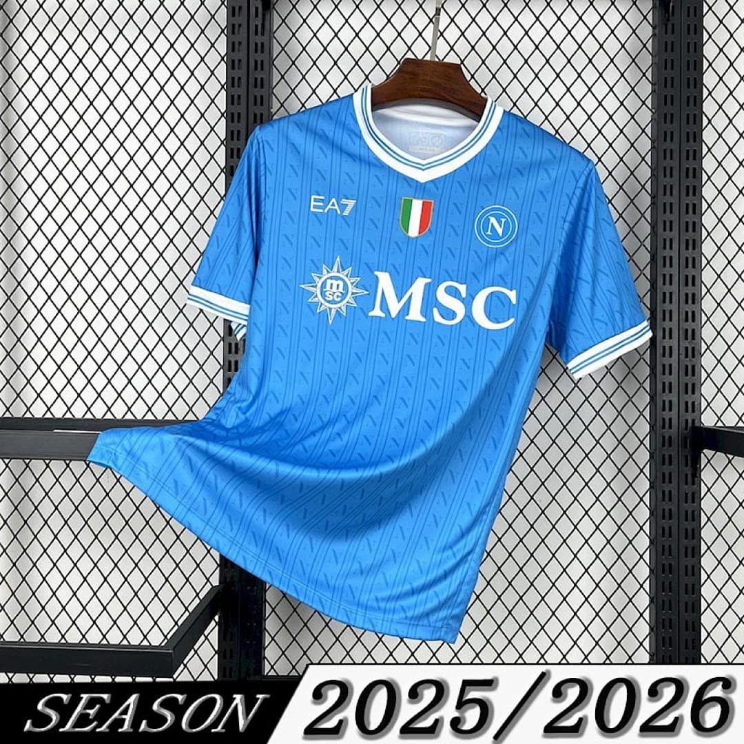 Camisa Napoli Home 2025/26 Feminina — Napoli