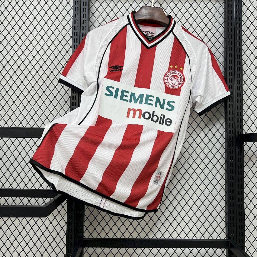 Camisa Retrô Olympiacos 2001/02 — Olympiacos