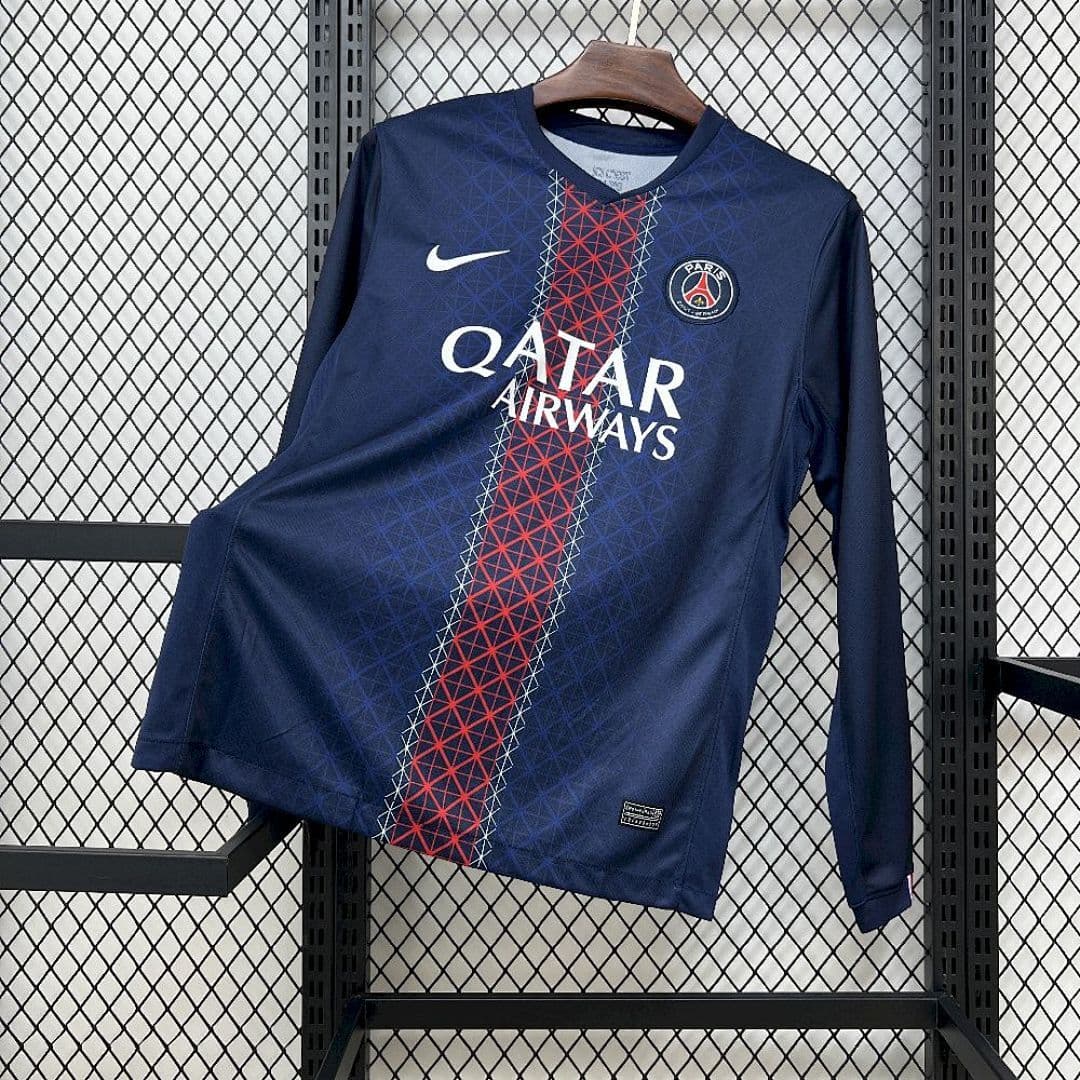 Camisa PSG Home 2025/26 Manga Longa