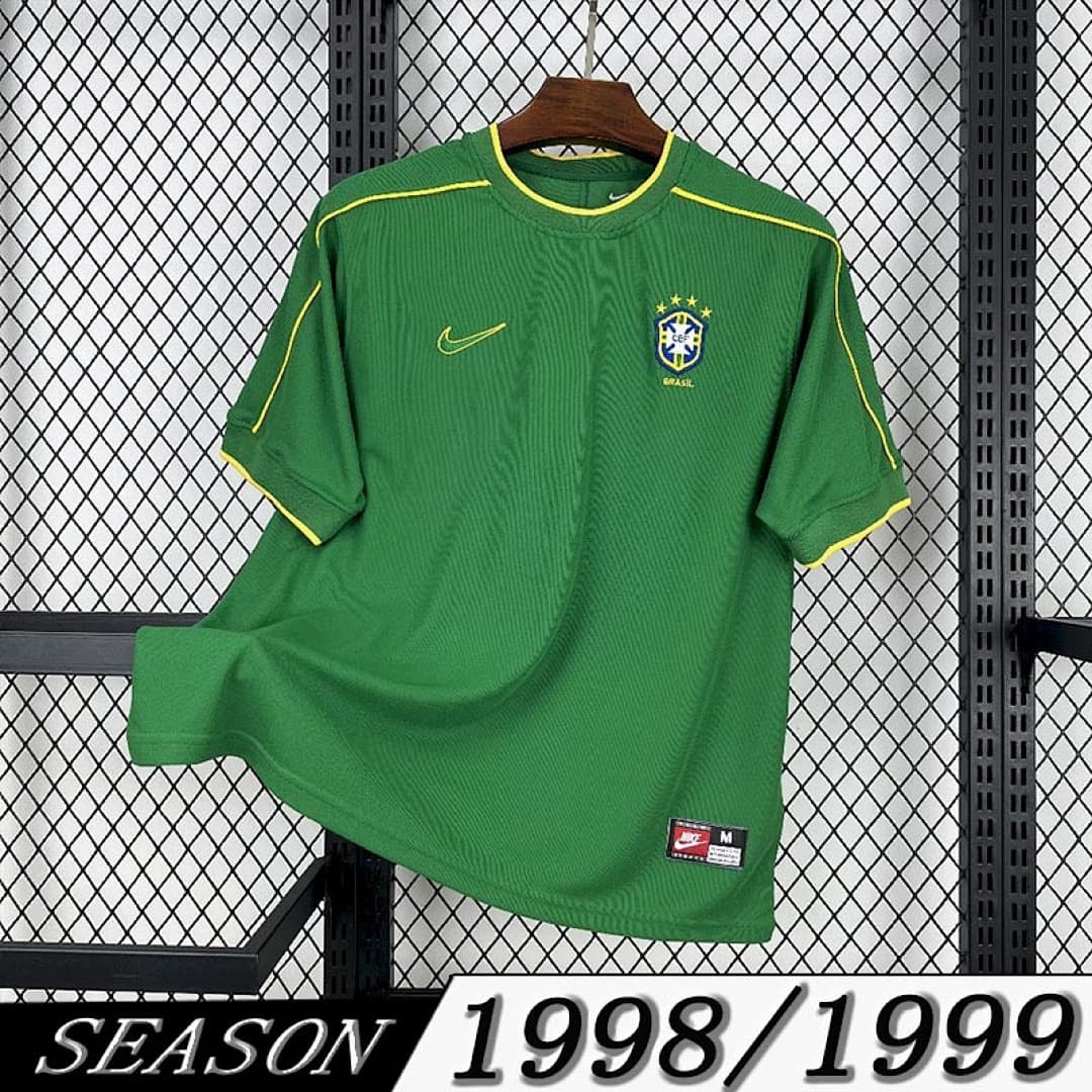Camisa Retrô Seleção Brasileira 1998 Goleiro
