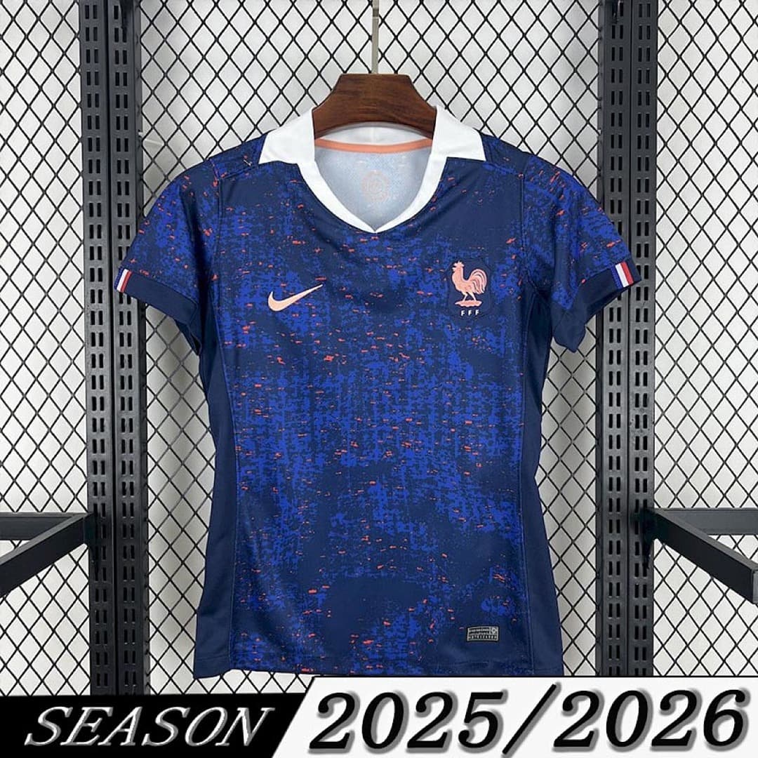 Camisa Seleção França Feminina Home 2025/26 — Seleção da França