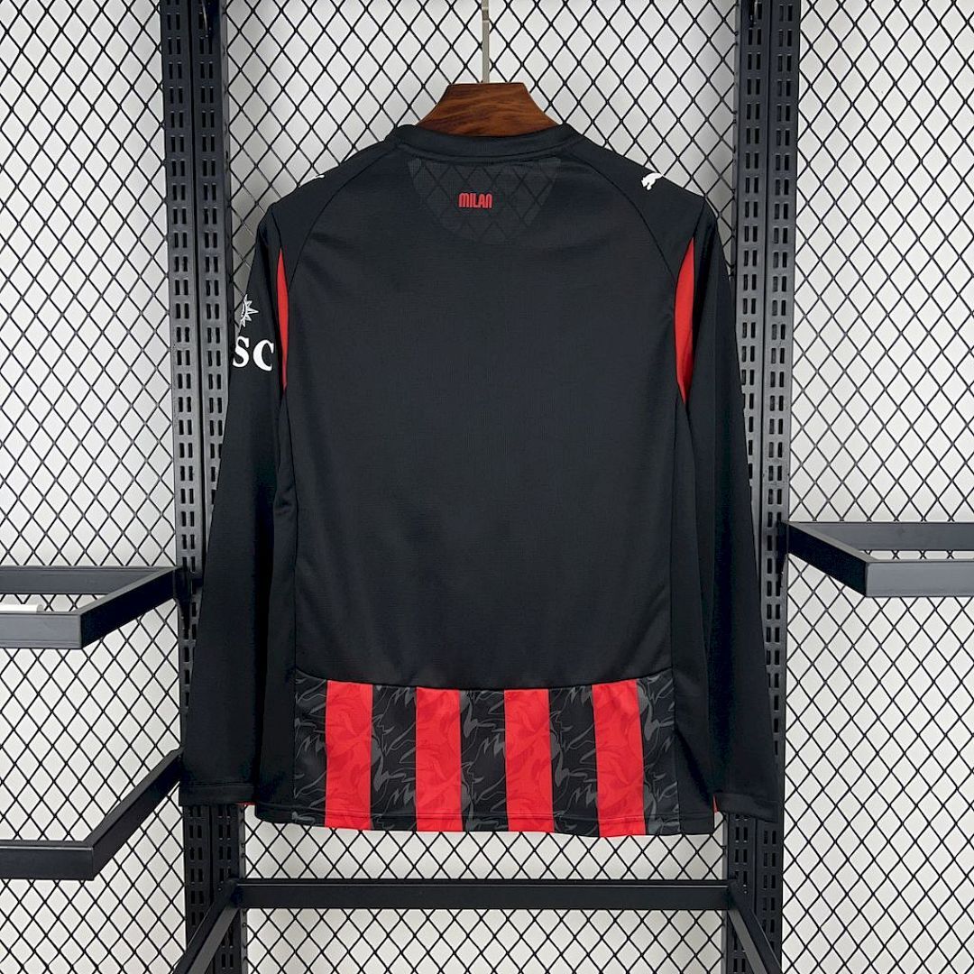 Camisa AC Milan Home 2025/26 Manga Longa 2