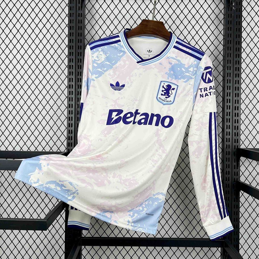 Camisa Aston Villa Manga Longa Home 2025/26 1