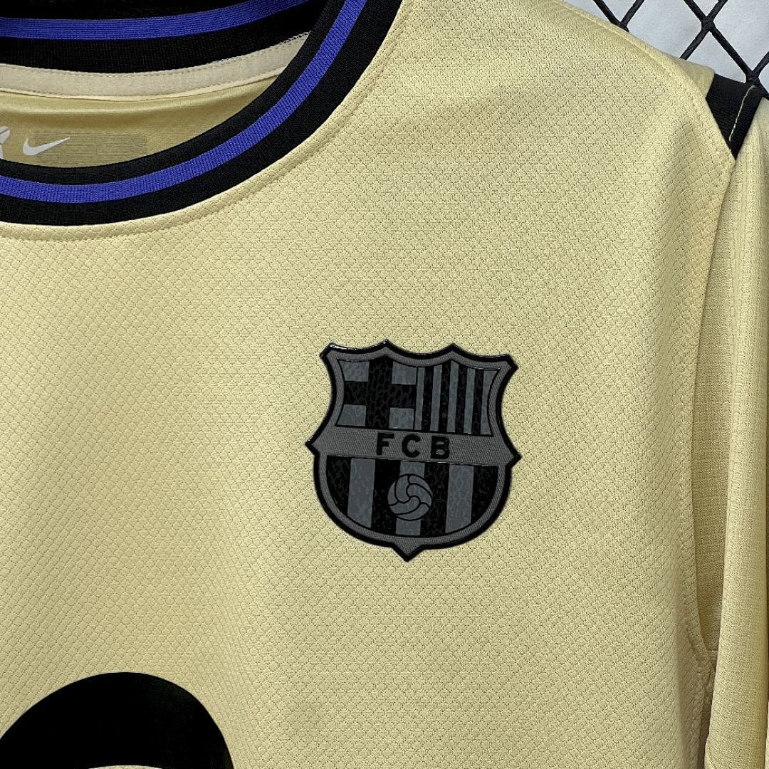 Camisa Barcelona Manga Longa Away 2025/26 3