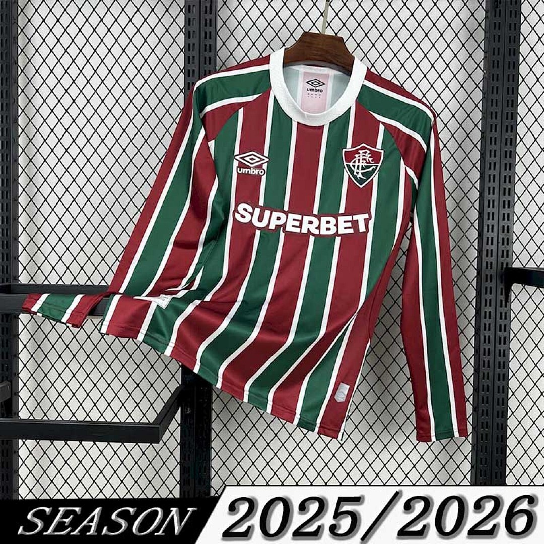 Camisa Fluminense Manga Longa Home 2025/26 1