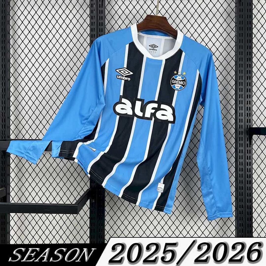 Camisa Grêmio Home 2025/26 Manga Longa 1