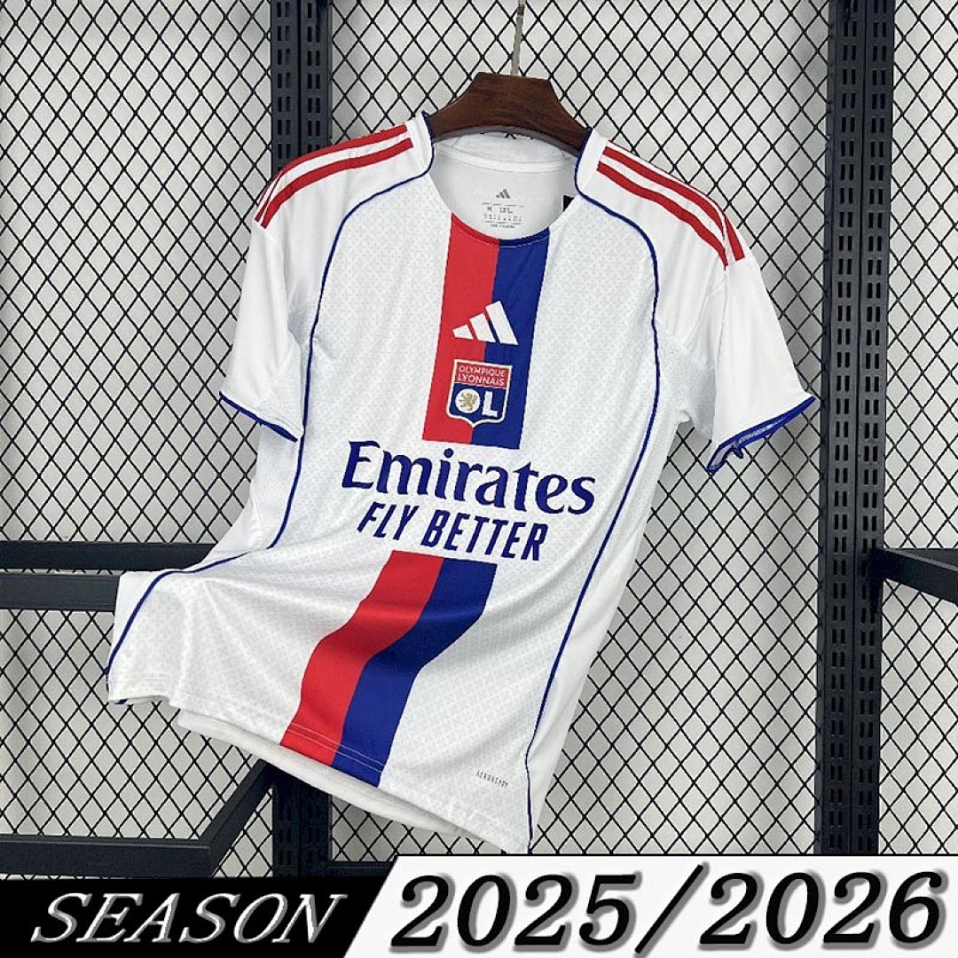Camisa Olympique Lyonnais Home 2025/26 — Versão Jogador 1