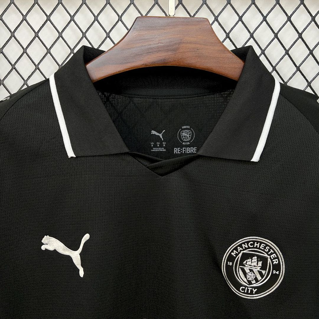 Camisa Manchester City Manga Longa Away 2025/26 4