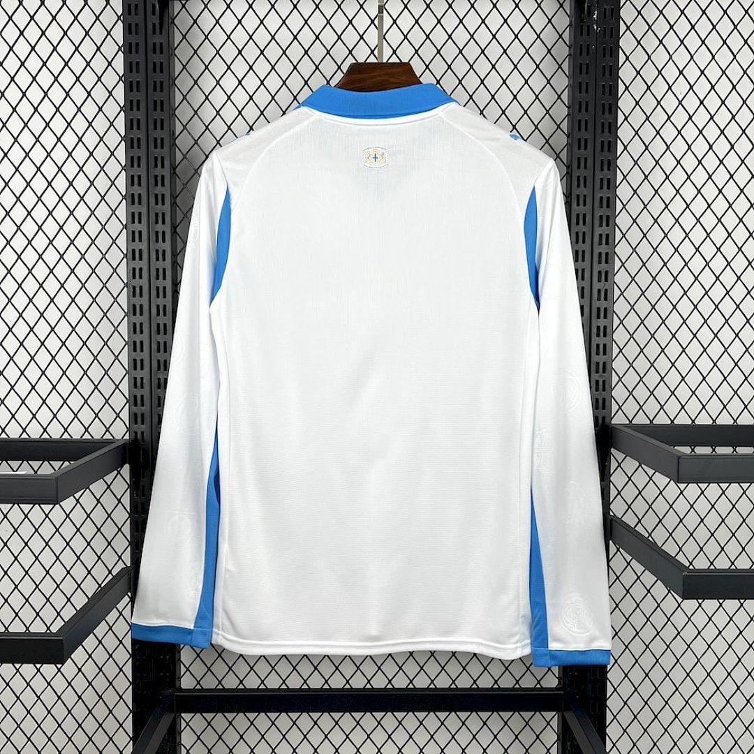 Camisa Olympique de Marseille Manga Longa Home 2025/26 2