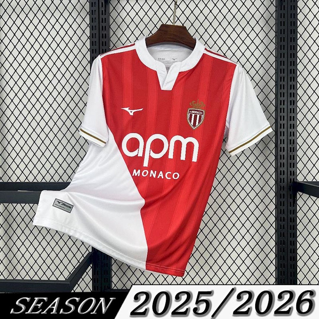 Camisa Monaco Home 2025/26 — Versão Jogador 1