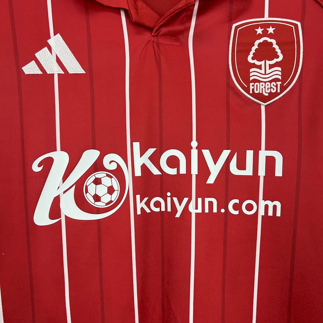 Camisa Nottingham Forest Home 2025/26 3