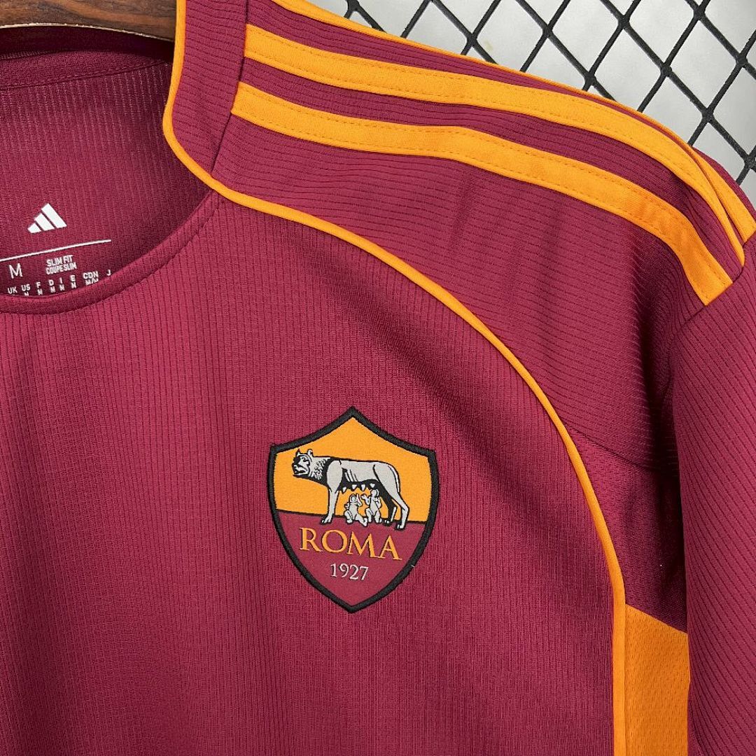 Camisa Roma Home 2025/26 Feminina 4