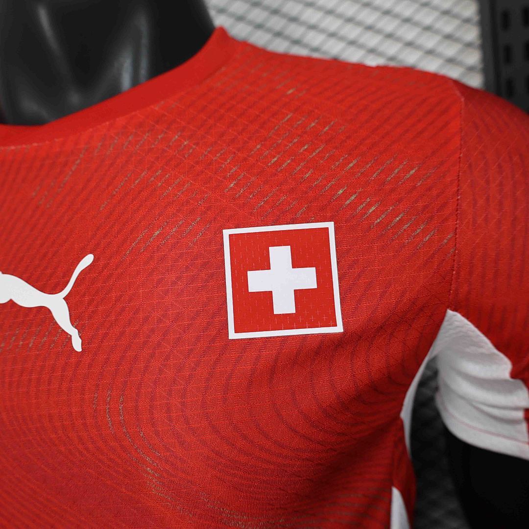Camisa Seleção Suíça Player Home 2025/26 3